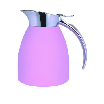 Stainless Steel Classical Vacuum Coffee Pot with Coated Color